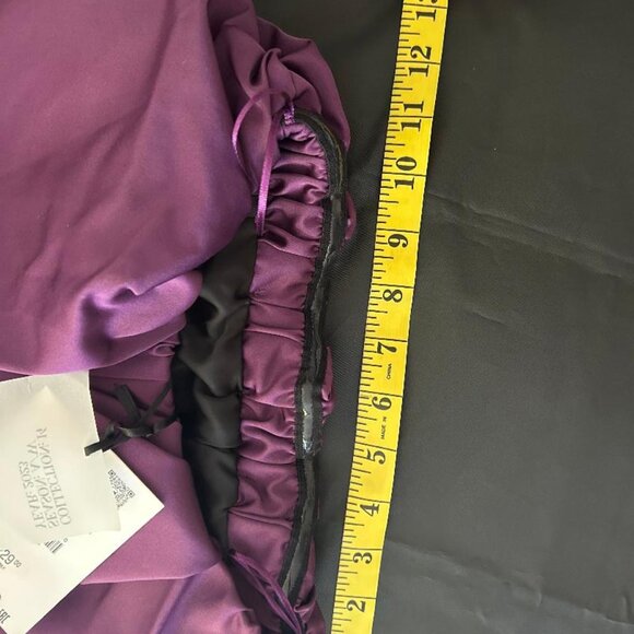 ZARA WOMAN NWT FW23 STRAPLESS PANELLED DRESS LIMITED EDITION AUBERGINE 8248/754 - Picture 16 of 16